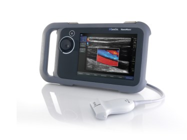 Picture of a similar model portable ultrasound that is being used at ARHT by HEMS physicians 